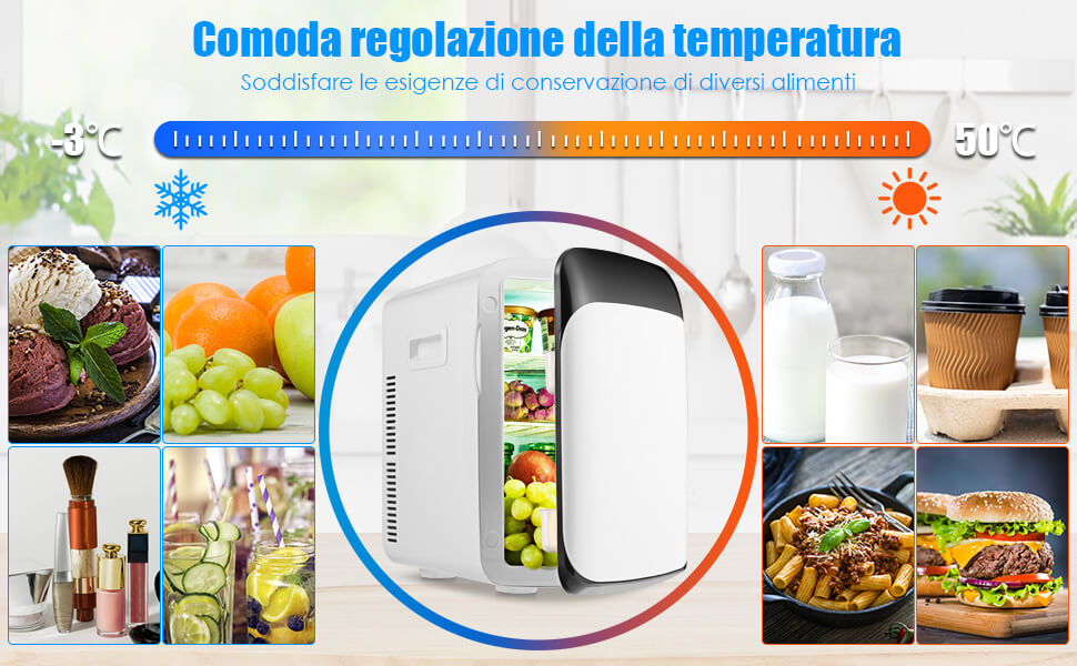 35L 12/24V Mini frigorifero portatile per auto/casa Frigorifero per
