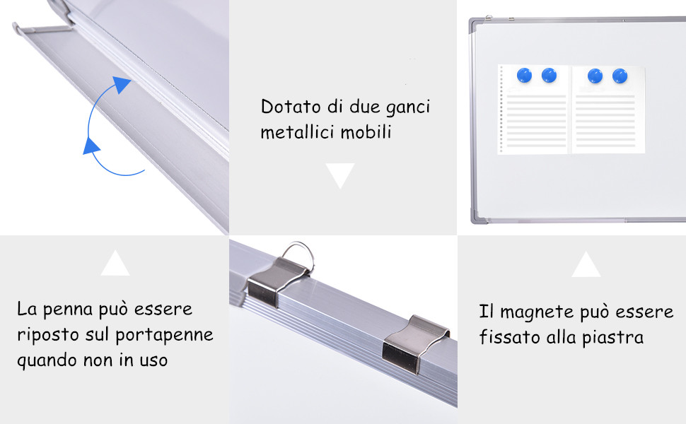 Aazon Basics cancellino a secco per lavagna bianca - confezione da 4