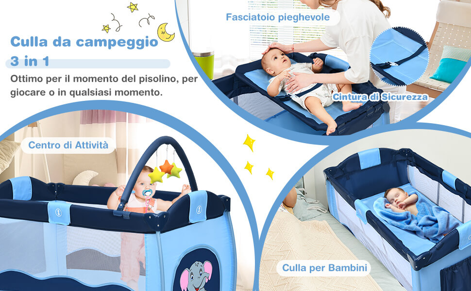 Lettino pieghevole portatile neonato culla neonato cotone bambino co culla  per dormire per viaggiare camera da letto all'aperto