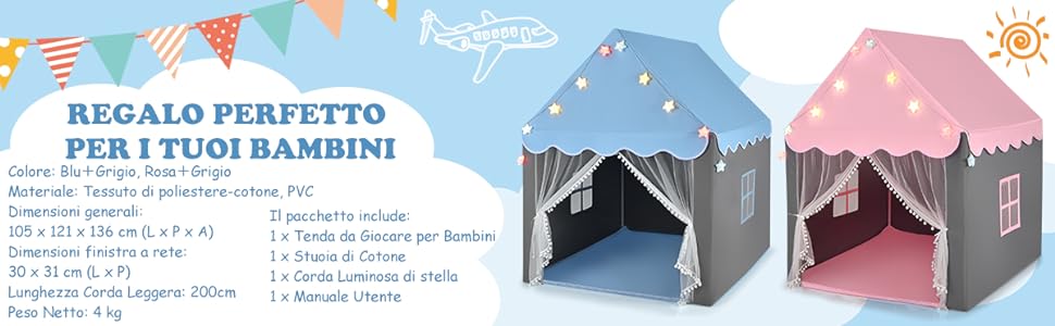Tappeto Gioco Bambini STARUIA Arcobaleno Esagonale, 140x120 Cm, Lavabile, Antiscivolo, Morbido, Per Camerette E Aree Gioco