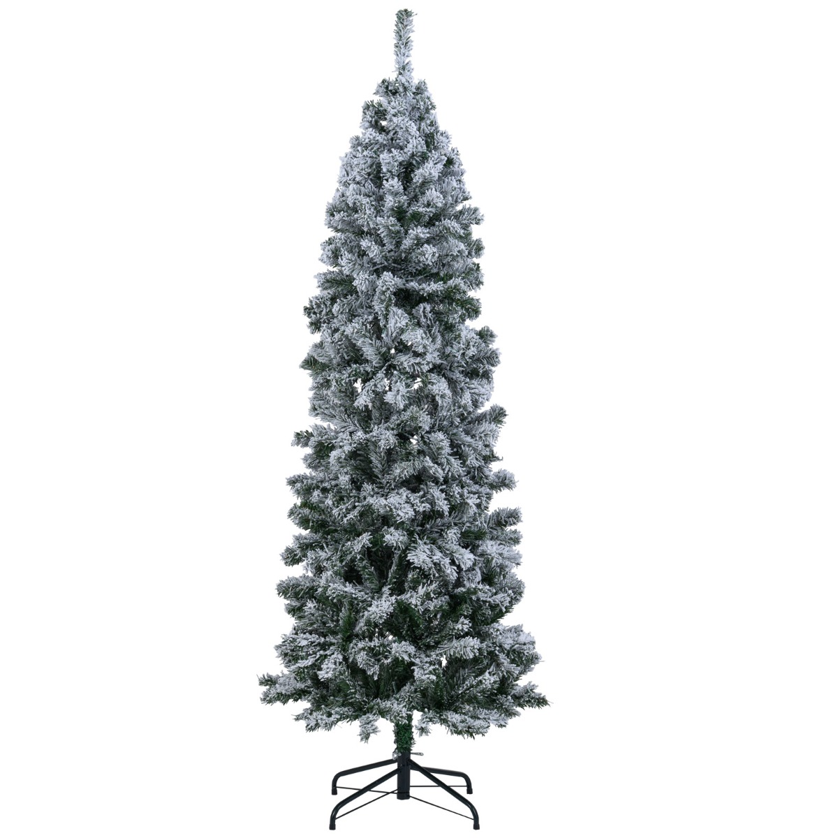 Costway Albero di 180cm natale illuminato decorazione natalizia per casa e ufficio, Albero base in metallo pieghevole
