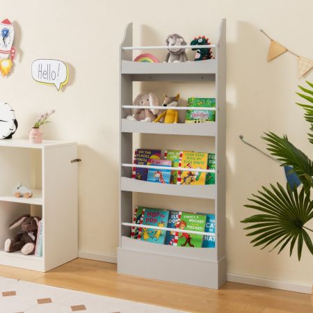 Libreria per bambini a 4 piani per giocattoli, Organizzatore di giocattoli per la camera dei bambini
