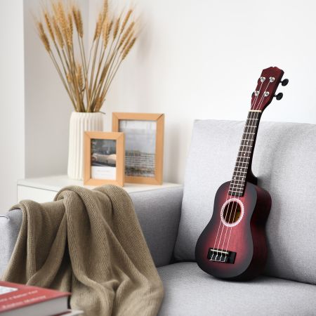 kit ukulele di legno 53cm per principianti
