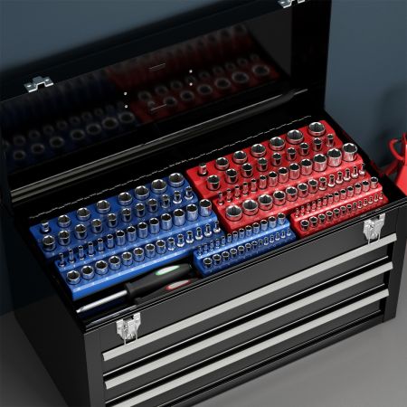 Set di supporti magnetici per punte delle chiavi a bussola da 6 pezzi, Set di supporti per chiavi a bussola Blu