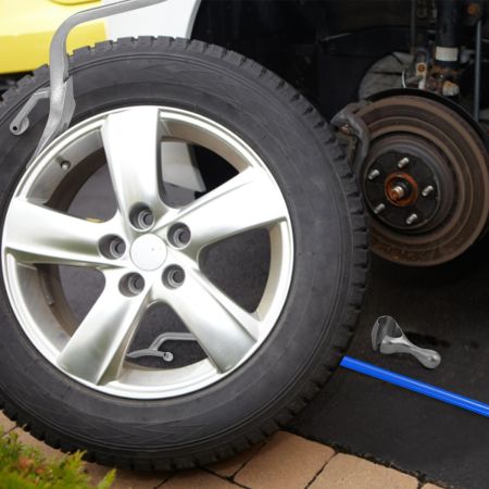 Strumento di montaggio e smontaggio pneumatici cambia gomme da 44 a 62cm, Strumenti per riparazione auto