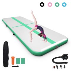 Rullo Ad Aria Gonfiabile PPXIA Per Ginnastica E Yoga – Con Pompa Elettrica, Kit Riparazione, 100x80cm