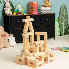 torre gigante con 54 blocchi di legno per bambini e adulti
