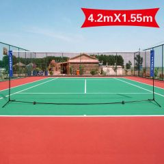 Rete da badminton portatile multifunzione altezza regolabile per tennis da estero e spiaggia