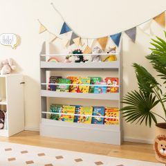 Libreria per bambini a 3 piani per giocattoli, Organizzatore di giocattoli per la camera dei bambini