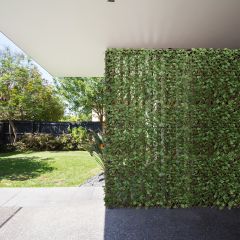 Siepe retrattile ed espandibile con foglie finte per cancello e privacy, Siepe per decorazione interna ed esterna
