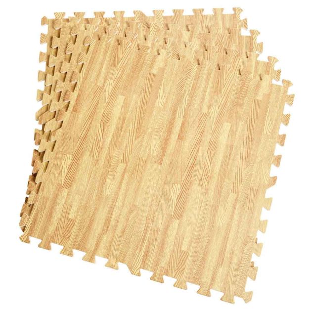Puzzle da pavimento 24 pezzi per bambini Tappetino pavimento in EVA  ecologico 30x30cm - Costway