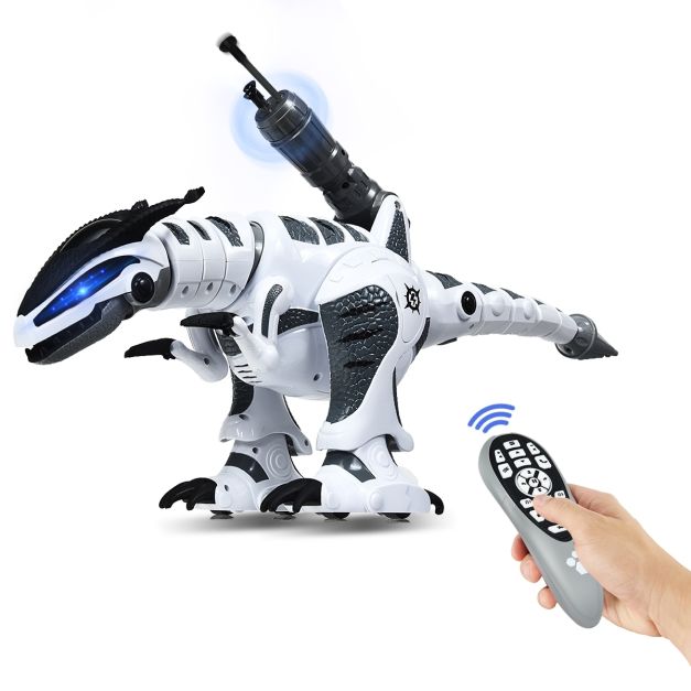 Dinosauro robot giocattolo interattivo con telecomando, programmi  indipendenti per bambini più di 3 anni - Costway