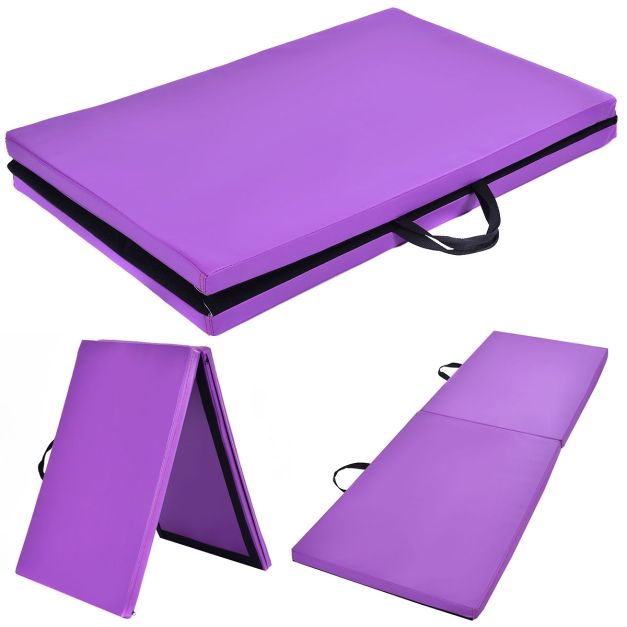 MATERASSINO PIEGHEVOLE TAPPETINO YOGA FITNESS SPORT 180X60X4 CM