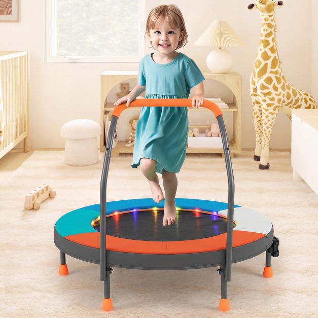 VEVOR Trampolino Rotondo per Bambini con Rete Recinto di Protezione Diametro da 152,4cm per