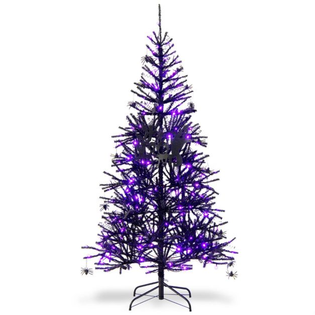 Marhynchus Albero di Acero Artificiale Illuminato Autunnale, Decorazioni per il Ringraziamento a 24 LED con Luce Ambientale Romantica, Decorazioni Natalizie in ABS Alimentate a Batteria per Feste in