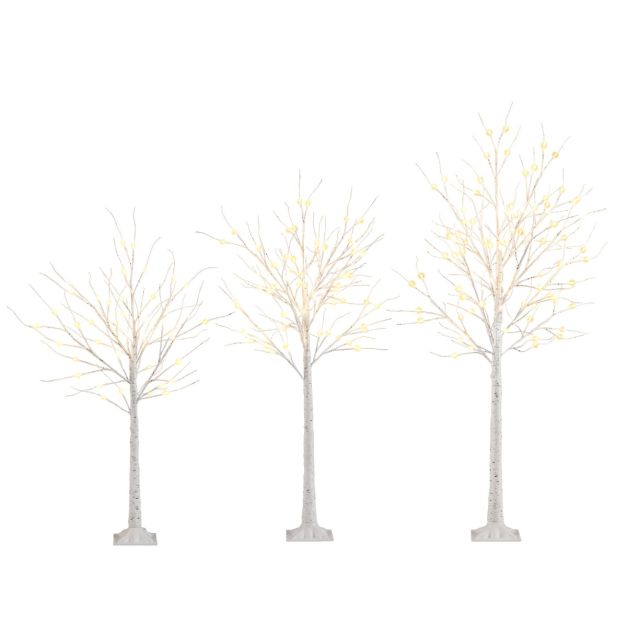 Albero di natale innevato pre-illuminato 210 cm bianco TATLOW