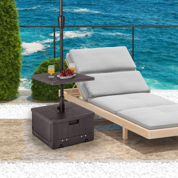 Base ombrellone da 90kg nero con ruote - Bia Home & Garden