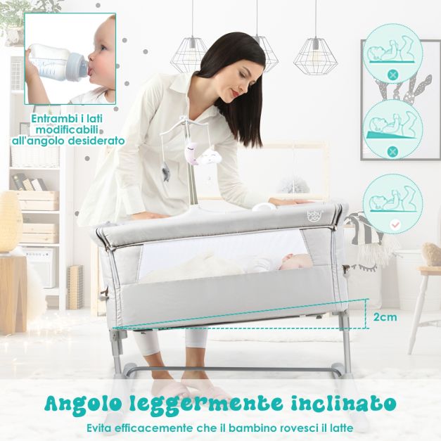 Supporto mobile per neonati, braccio regolabile per culla, giocattolo
