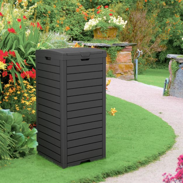 Mini Cestino Porta Rifiuti Da Scrivania Con Coperchio A Ribalta E 90 Sacchetti Inclusi - Contenitore Piccolo Per Ufficio, Camera, Cucina, Bagno - Plastica PP 17,5x12,5x15,5 Cm - 2