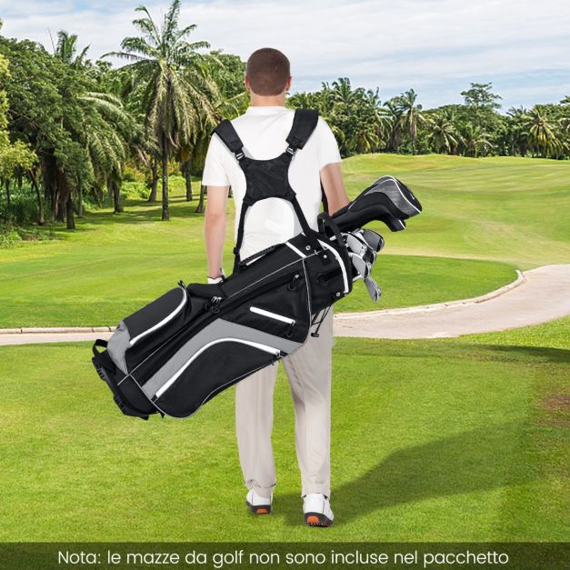 Borsa da Viaggio per il Golf, Borsa da Golf Pieghevole, Borse da Trasporto Leggera per Club, Mini Borse da golfs Impermeabili, Portatile con Manico, Sacca golf per Donne Uomini