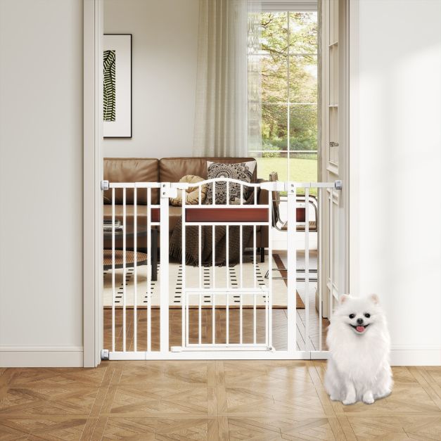 Mophorn Cancello Per Cani Autoportante, Cancello Per Animali, Cancello Per Porta 610 X 813 Mm Cancello Per Cani Pieghevole Per Passaggi Scale Barriera Per Cani Pieghevole Espandibile 85621088