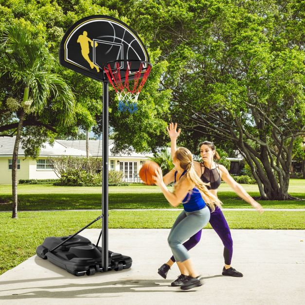 COSTWAY Canestro da Basket da Esterno ed Interno, Canestro da Basket