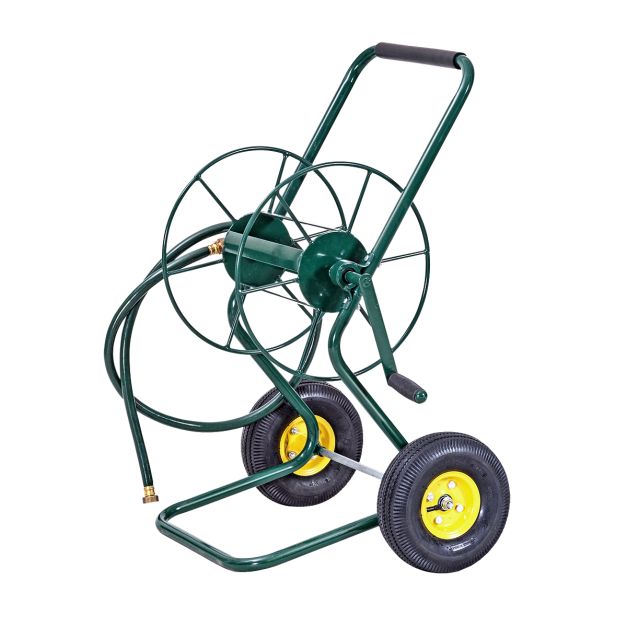 URFEDA Copertura protettiva per avvolgitubo da giardino, copertura impermeabile e antipolvere, con coulisse, per tubo da giardino, colore nero, 66 x 63 x 88 cm