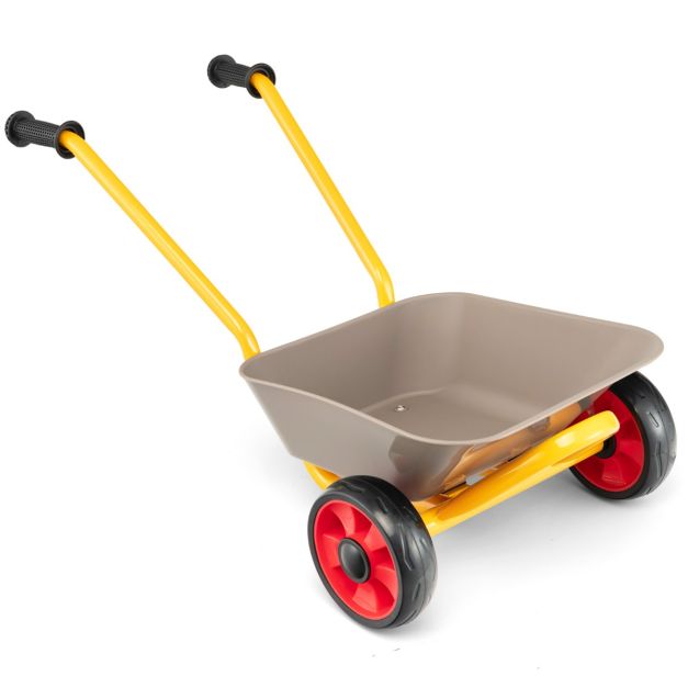 Carriola a 2 ruote per bambini con struttura in acciaio, Carrello  giocattolo facile da montare - Costway