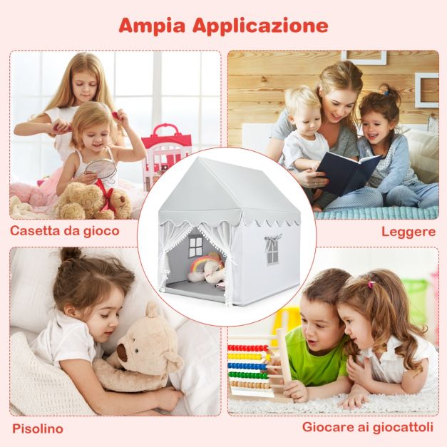 Casetta da gioco per bambini – grande tenda segreta base