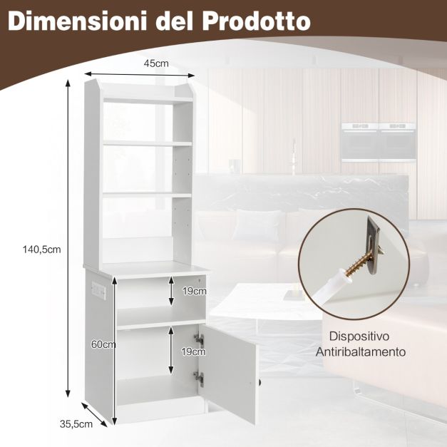 Comodino girevole in comodino mobile regolabile e multifunzionale, altezza regolabile 70-90 cm, 2 cassetti, cassettiera rimovibile con ripiano e ruote