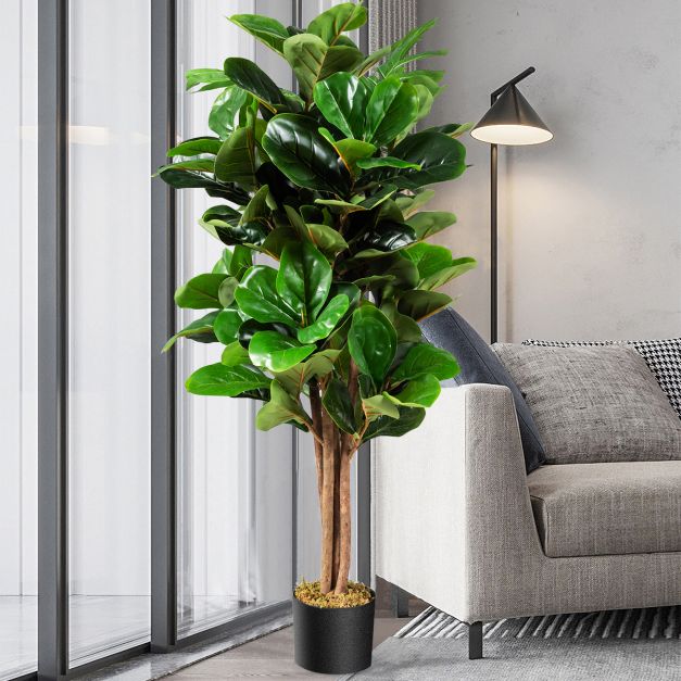 Ulivo Artificiale, Albero di Seta di Ulivo Finto con Rami e Frutti, Ulivi per Interni ed Esterni per l'Arredamento del Portico dell'atrio del Soggiorno dell'Ufficio Domestico(2.8m/110.2in/9.2ft