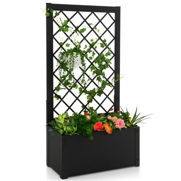 Traliccio da giardino per piante rampicanti pannello da esterno in metallo  per viti e fiori allenatore
