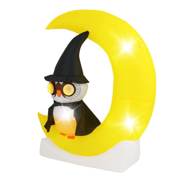 PH PandaHall Timbri Trasparenti In Silicone, Set 16x11cm Con Gufo, Luna, Scheletro E Lampada A Olio, Tema Halloween