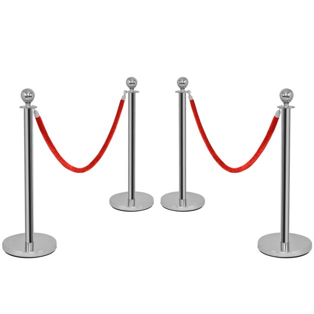 AUXPhome Set Di 6 Tappetini Da Patio In Acciaio Inox A Basso