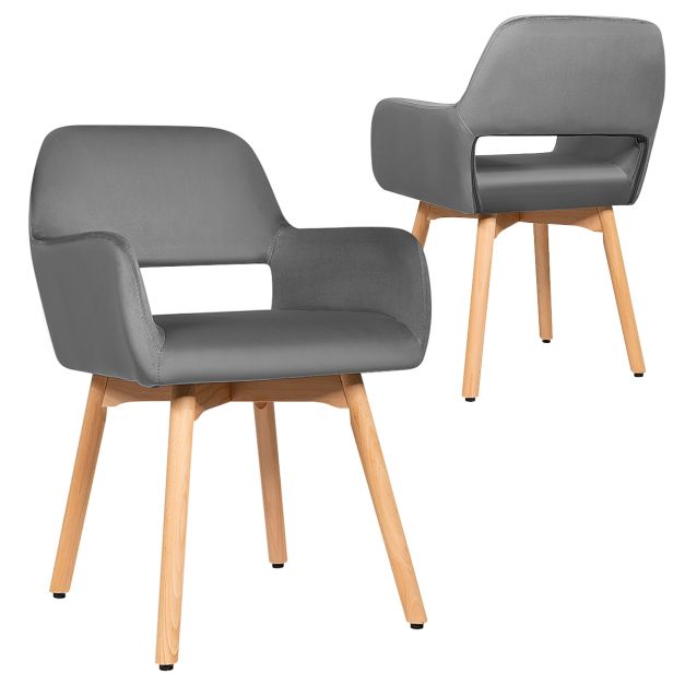 Hage Poltrona sedia in legno design vintage retro con braccioli