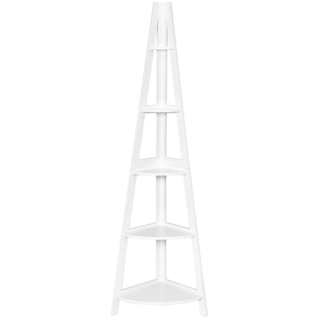 Furnulem Scaffale angolare a 4 ripiani, libreria stretta con 2 cassetti, altezza 140 cm, scaffale organizer per soggiorno, camera da letto, struttura in metallo, scaffale in legno (rovere nero