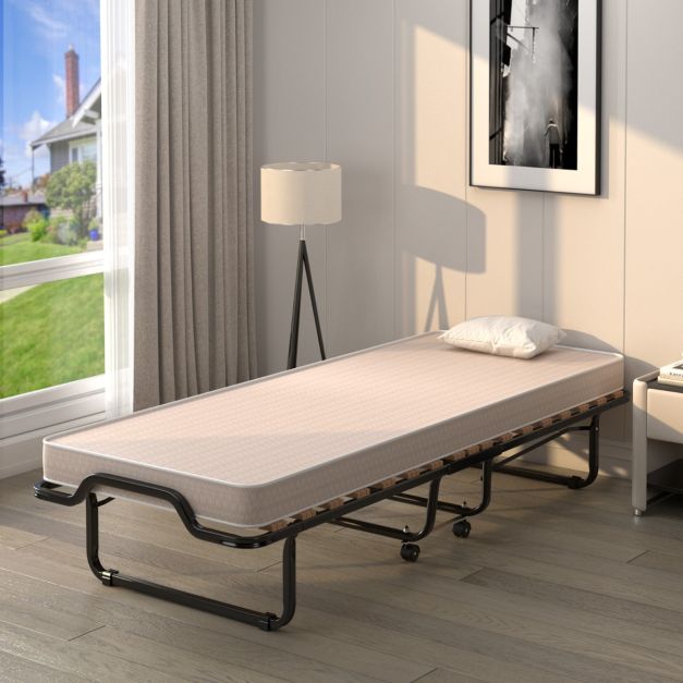 Askeld Telaio Per Letto King Size – Base In Acciaio, 45,7 Cm Altezza, Capacità 2041 Kg, Senza Rete A Molle, Nero - 4