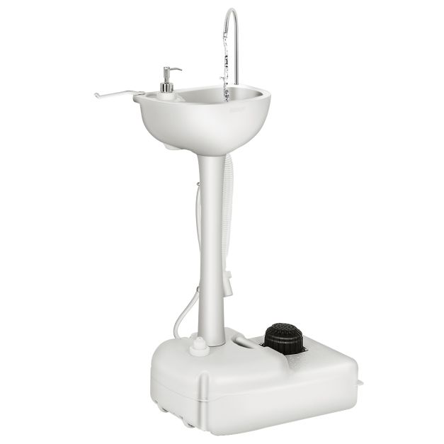 Tavolo Da Campeggio Redline Canyon Con Doppio Lavello - Portatile, Rubinetto, Ideale Per Pesca E Cucina Outdoor - Foto 8