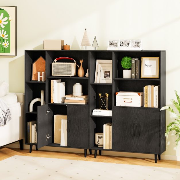 Libreria Alta Scaffale Con Tubi In Ferro E Ripiani In Legno Stile Indu 6 Ripiani In Legno Con Tubi In Ferro Idraulici