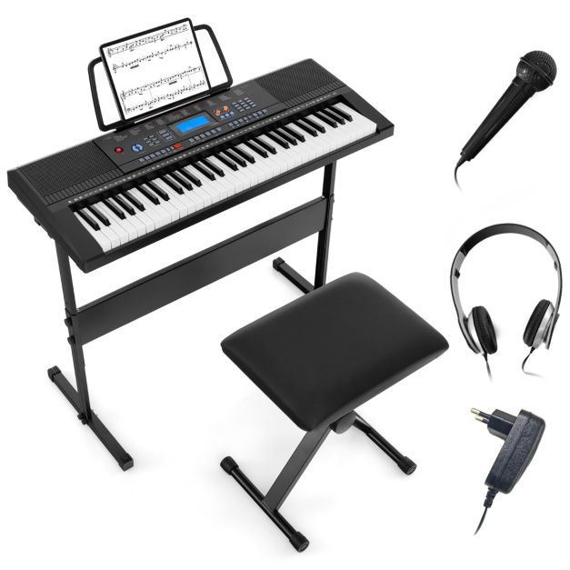 Pianoforte Portatile Pieghevole 61 Tasti PM61: Tastiera A Rullo In Silicone Con Altoparlanti E Suono Surround 4D