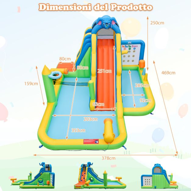 BLUE SKY - Pistola ad Acqua - Gioco all'Aperto - 044618 - Colore Casuale - Plastica - 22 cm - Giocattolo per Bambini - Gioco da Spiaggia - Piscina