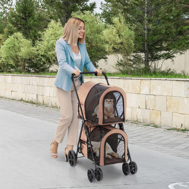 Guiseapue - Organizer universale per passeggino con portabicchieri, con