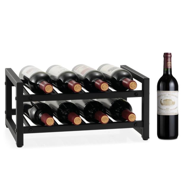 Utensili da cucina Organizer in metallo da appoggio per bottiglie di