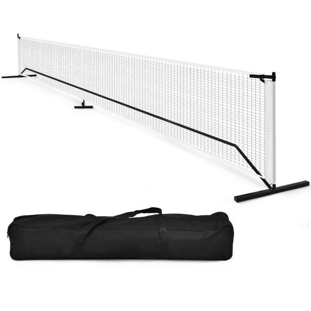 Rete Da Tennis Multiuso Kapler 300x90 Cm – Regolabile In Altezza Per Badminton, Pallavolo, Pickleball, Con Tubo In Acciaio E Borsa, + 4 Palline - 2