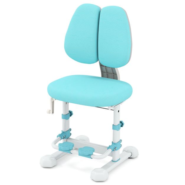Sedia reclinabile per bambini con tasche laterali schienale regolabile, Divano ergonomico in pelle PU