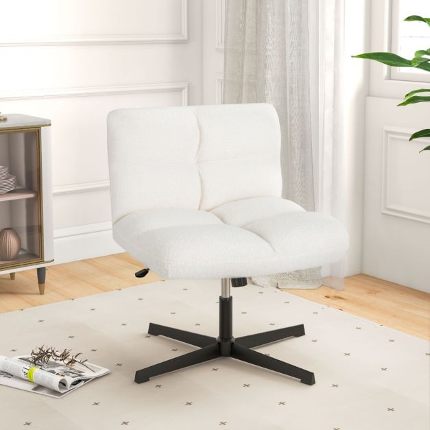 Poltrona da ufficio senza ruote sedia visitatore senza ruote fino a 260kg in PVC grigio 100002773