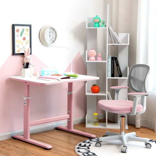 FurnitureR Sedia Da Gioco Per Bambini, Sedia Da Ufficio, Sedia Da Gamer Sedia Da Scrivania Design Ergonomico Moderno Senza Braccio Altezza Del Sed 95955735