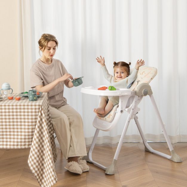 COSTWAY 6 in 1 Seggiolone per Bambini, Seggiolone con Altezza