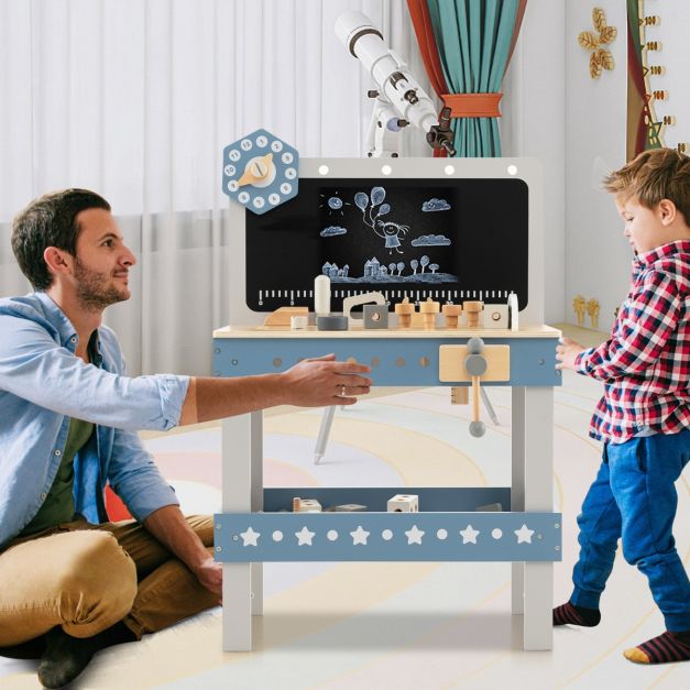Banco da lavoro per bambini a partire da 1 anno ragazzo, regalo per bambini da 1 anno in su, giocattolo per bambini a partire da 1 anno in su, 12, 18, 24