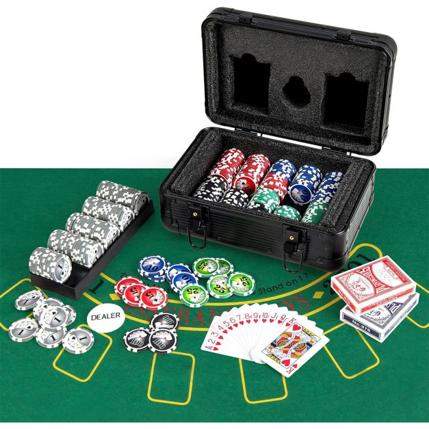 Felpa Uomo Con Stampa 3D Carte Da Poker – Morbida, Con Cappuccio E Tasca, Casual Per Tutte Le Stagioni